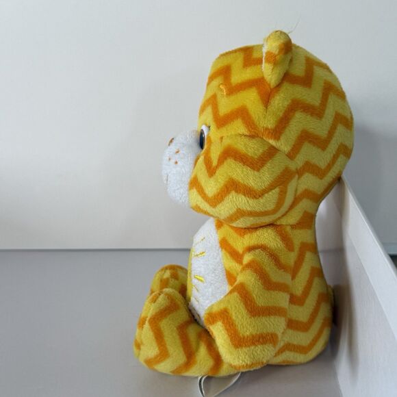 Care Bears FUNSHINE Bear 8” Chevron Striped Plush Stuffed Animal Toy Yellow - Picture 6 of 12